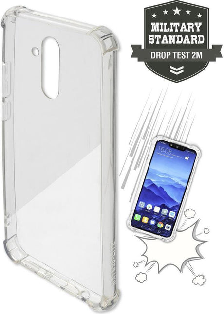 Противоударен Хибриден Калъф за Huawei Mate 20 Lite, 4Smarts Ibiza Case, Прозрачен