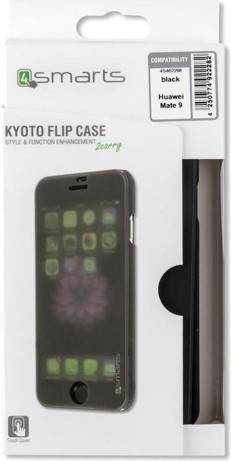Активен Калъф за Huawei Mate 9, 4Smarts Kyoto Book Case, Черен (8)