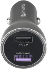 Бързо Зарядно за Кола, 4Smarts 12v Voltroad 7P Fast Charger/ Super Charger 30w, Сив (5)