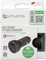 Бързо Зарядно за Кола, 4Smarts 12v Voltroad 7P Fast Charger/ Super Charger 30w, Сив (8)