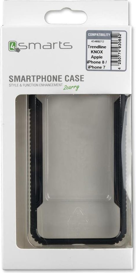 Противоударен Хибриден Калъф за iPhone SE 2022/2020 8/7, 4Smarts Trendline Knox Case, Прозрачен (8)