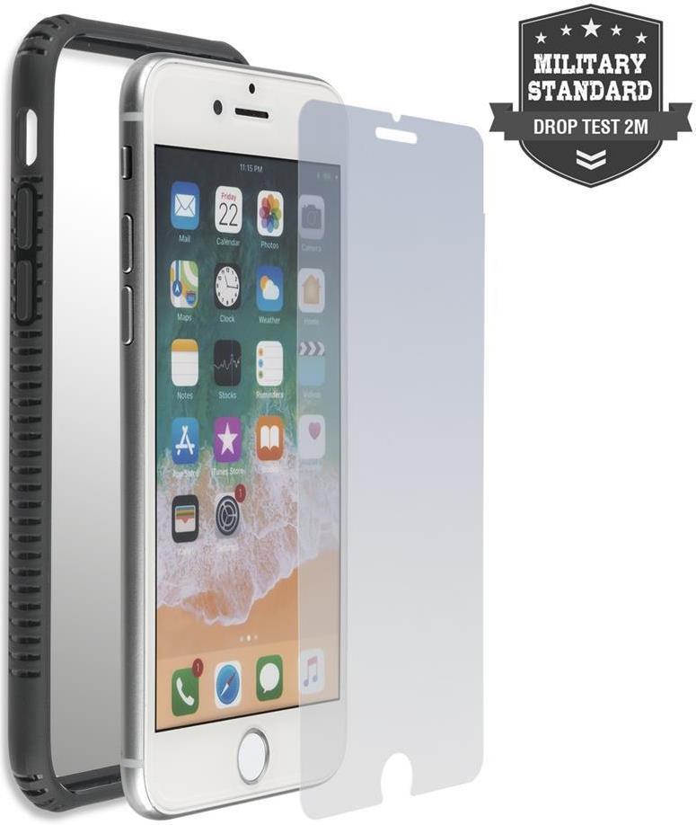 Противоударен Хибриден Калъф за iPhone SE 2022/2020 8/7, 4Smarts Trendline Knox Case, Прозрачен