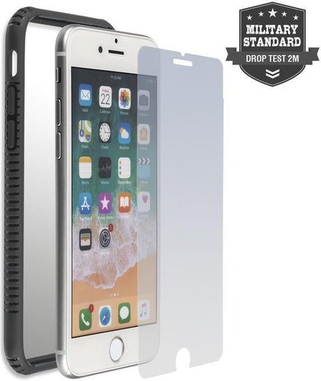 Противоударен Хибриден Калъф за iPhone SE 2022/2020 8/7, 4Smarts Trendline Knox Case, Прозрачен