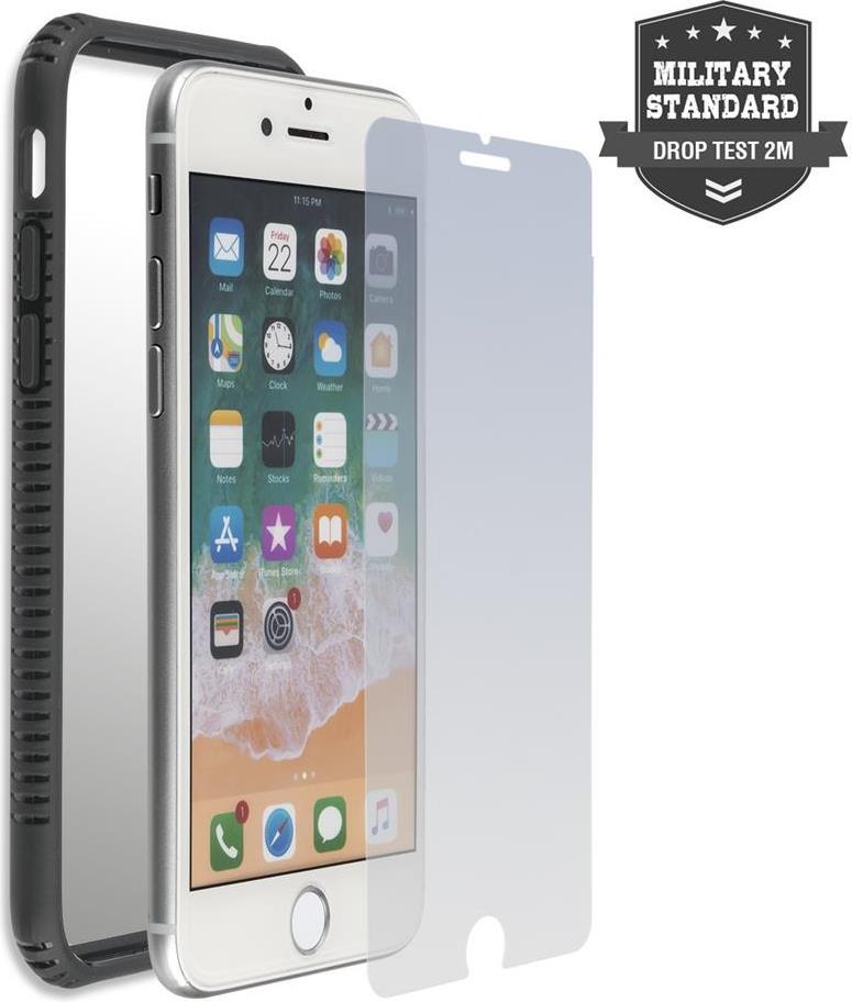 Противоударен Хибриден Калъф за iPhone 8/7 Plus, 4Smarts Trendline Knox Case, Прозрачен (5)