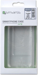 Противоударен Хибриден Калъф за iPhone SE/5s/5, 4Smarts Trendline Case, Прозрачен (5)