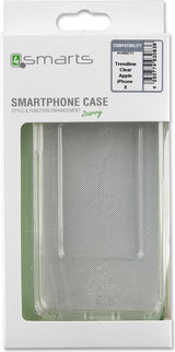 Противоударен Хибриден Калъф за iPhone XS/X, 4Smarts Trendline Case, Прозрачен (6)