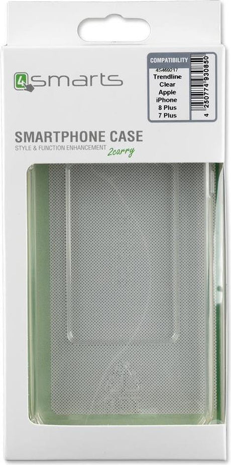 Противоударен Хибриден Калъф за iPhone 8/7 Plus, 4Smarts Trendline Case, Прозрачен (6)