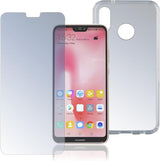 Калъф 360° за Huawei P20 Lite, 4Smarts Premium Set Case, Прозрачен (2)