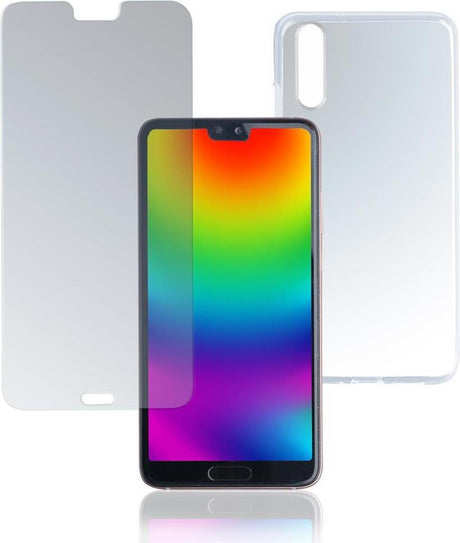 Калъф 360° за Huawei P20 Pro, 4Smarts Premium Set Case, Прозрачен (2)