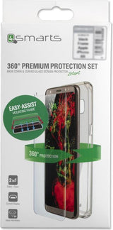 Калъф 360° за iPhone XS Max, 4Smarts Premium Set Case, Прозрачен