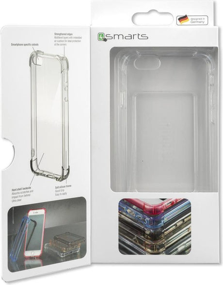 Противоударен Хибриден Калъф за iPhone 6/6s, 4Smarts Ibiza Case, Прозрачен (3)