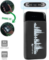 Външна Батерия за iPhone, 4Smarts Power Bank Lightning 8000mAh, Черен