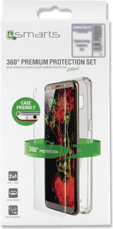 Калъф 360° за Samsung S8, 4Smarts Premium Set Case, Прозрачен