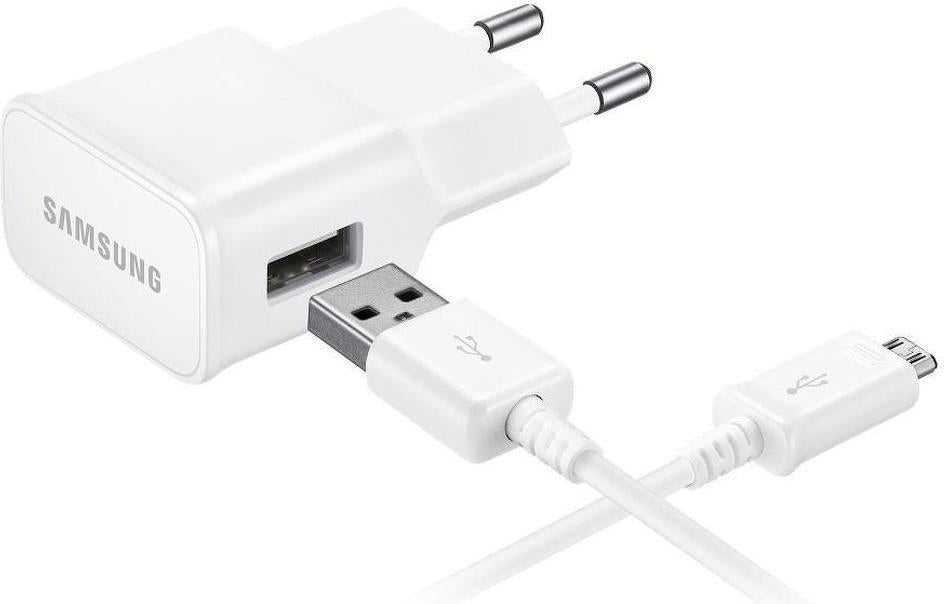 Оригинално Бързо Зарядно за Samsung S7, S6 220v Fast Charger & micro USB Ep-Ta20eweu, Бял (3)