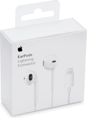 Оригинални Слушалки за iPhone Lightning, Apple Handsfree EarPods Mmtn2, Бял