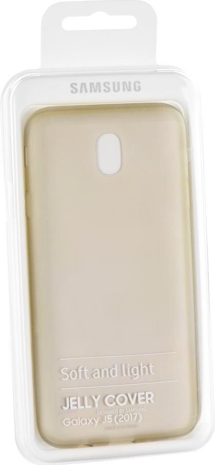 Оригинален Силиконов Калъф за Samsung J5 2017 Jelly Cover Case Ef-Aj530tfegww, Златист (3)