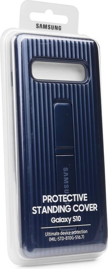 Оригинален Противоударен Калъф за Samsung S10 Protective Standing Cover Case Ef-Rg973cb, Черен (4)