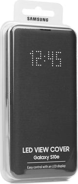 Оригинален Активен Калъф за Samsung S10e Led View Cover Book Case EF-NG970PBEGWW, Черен (3)