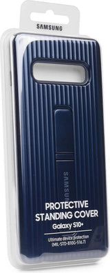 Оригинален Противоударен Калъф за Samsung S10 Plus Protective Standing Cover Case Ef-Rg975cb, Черен (3)