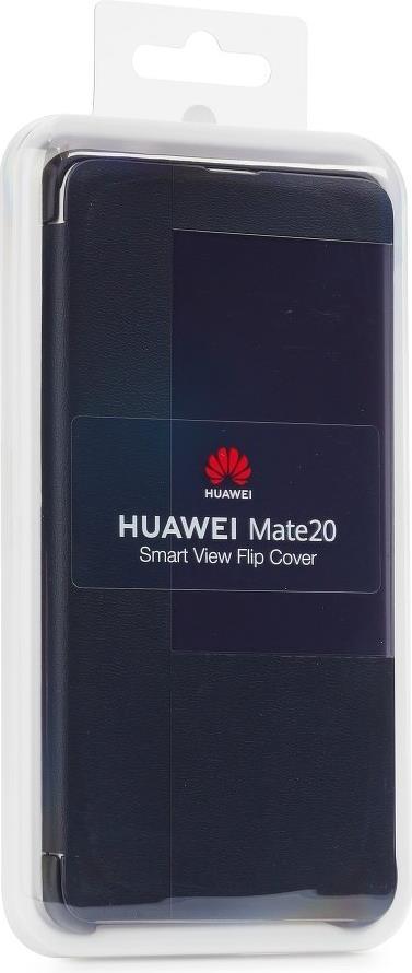 Оригинален Активен Калъф за Huawei Mate 20 Pro Smart View Book Case, Черен (4)