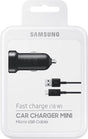 Оригинално Бързо Зарядно за Кола за Samsung S7, S6 12v Fast Charger Mini & micro USB EP-LN930BBE, Черен