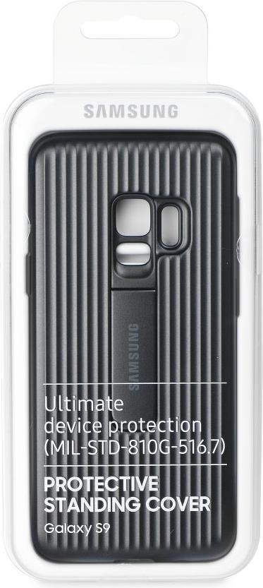 Оригинален Противоударен Калъф за Samsung S9 Protective Standing Cover Case Ef-Rg960cbegww, Черен (4)
