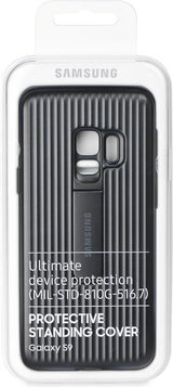 Оригинален Противоударен Калъф за Samsung S9 Protective Standing Cover Case Ef-Rg960cbegww, Черен (4)