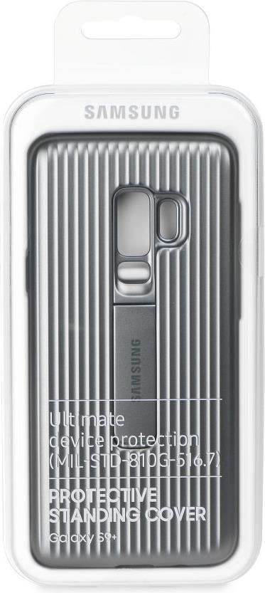 Оригинален Противоударен Калъф за Samsung S9 Plus Protective Standing Cover Case Ef-Rg965cs, Сребрист (4)