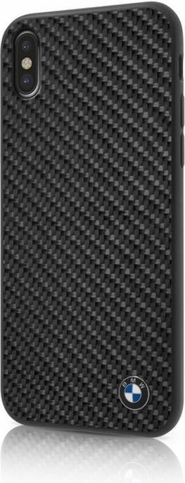 Луксозен Карбонов Калъф за iPhone XS/X, BMW Carbon Case, Черен (2)