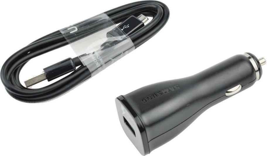 Оригинално Бързо Зарядно за Кола за Samsung S10, S9, S8 12v Fast Charger & USB-C EP-LN915CBE, Черен (2)