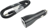 Оригинално Бързо Зарядно за Кола за Samsung S10, S9, S8 12v Fast Charger & USB-C EP-LN915CBE, Черен (2)