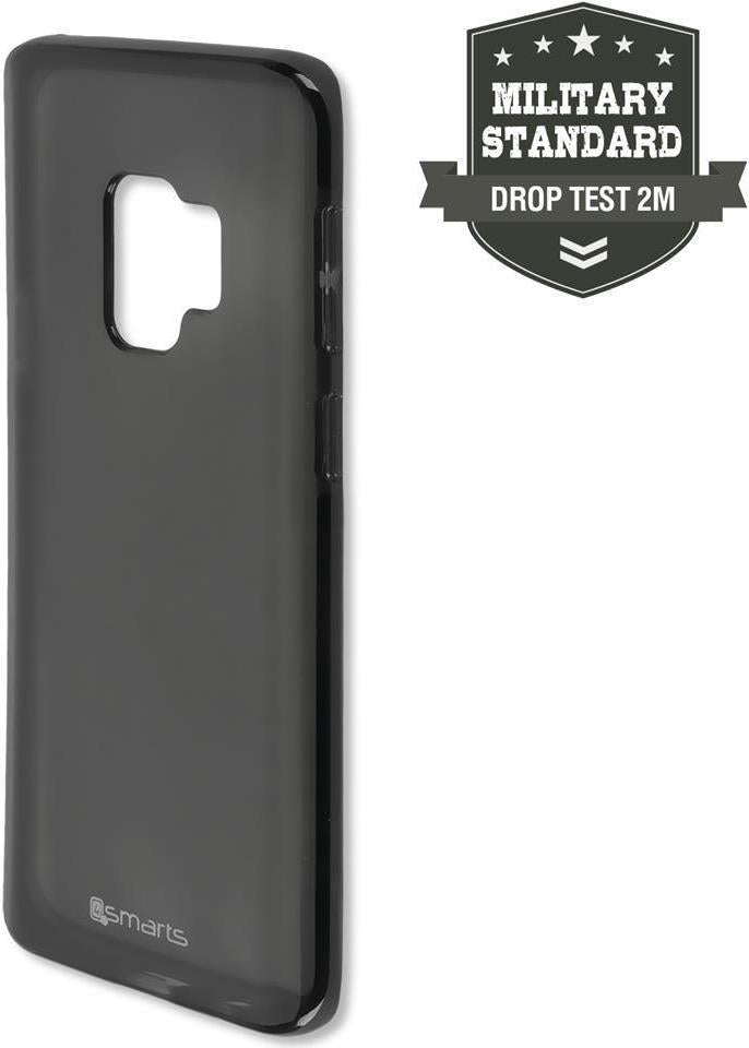 Противоударен Силиконов Калъф за Samsung S9 All, 4Smarts Airy-Shield Case, Черен