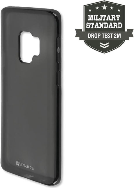 Противоударен Силиконов Калъф за Samsung S9 All, 4Smarts Airy-Shield Case, Черен