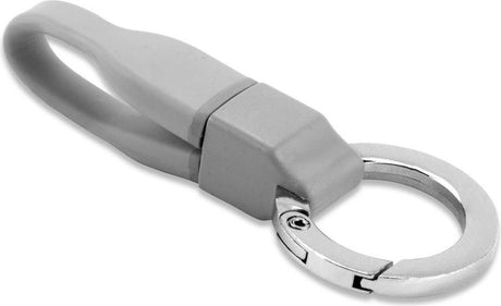 USB Кабел Ключодържател за iPhone и iPad (къс), 4Smarts Lightning Keyring 0.1m, Сив (3)