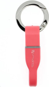 USB Кабел Ключодържател (къс), 4Smarts micro-USB Keyring 0.1m, Розов (2)