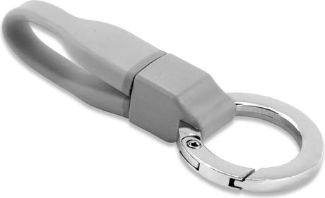 USB Кабел Ключодържател (къс), 4Smarts micro-USB Keyring 0.1m, Сив