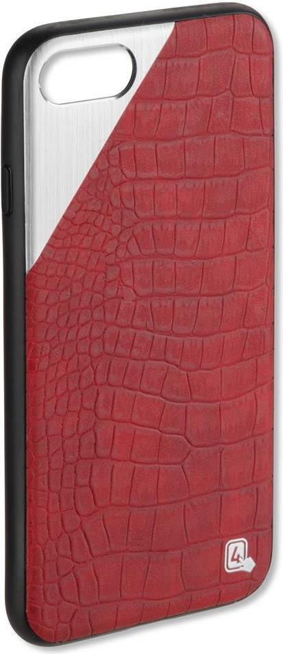 Кожен Хибриден Калъф за iPhone SE 2022/2020 8/7, 4Smarts New Orleans Case, Червен
