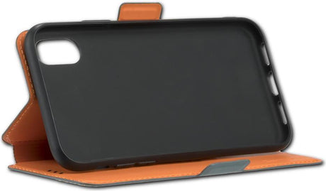 Луксозен Кожен Калъф за iPhone 8/7 Plus, 4Smarts Two Tone Book Case, Черен (6)