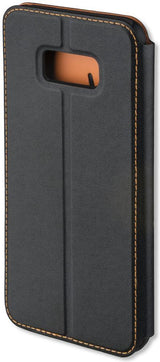 Луксозен Кожен Калъф за Samsung S8 Plus, 4Smarts Two Tone Book Case, Черен (2)