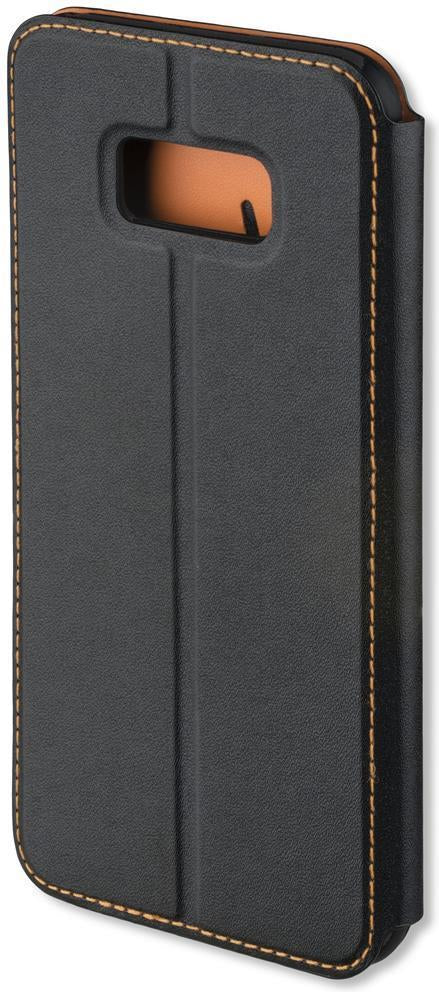 Луксозен Кожен Калъф за Samsung S8 Plus, 4Smarts Two Tone Book Case, Черен (2)