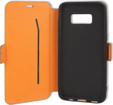 Луксозен Кожен Калъф за Samsung S8 Plus, 4Smarts Two Tone Book Case, Черен (5)
