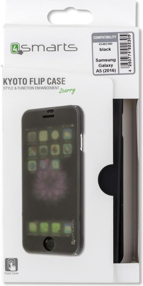Активен Калъф за Samsung A5 2016, 4Smarts Kyoto Book Case, Черен (9)