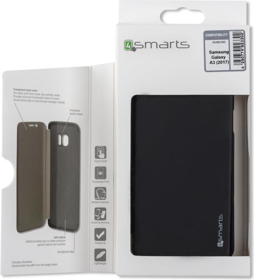 Активен Калъф за Samsung A3 2017, 4Smarts Kyoto Book Case, Черен (4)