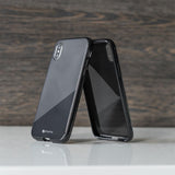 Противоударен Силиконов Калъф за iPhone XS/X All, 4Smarts Airy-Shield Case, Черен (3)