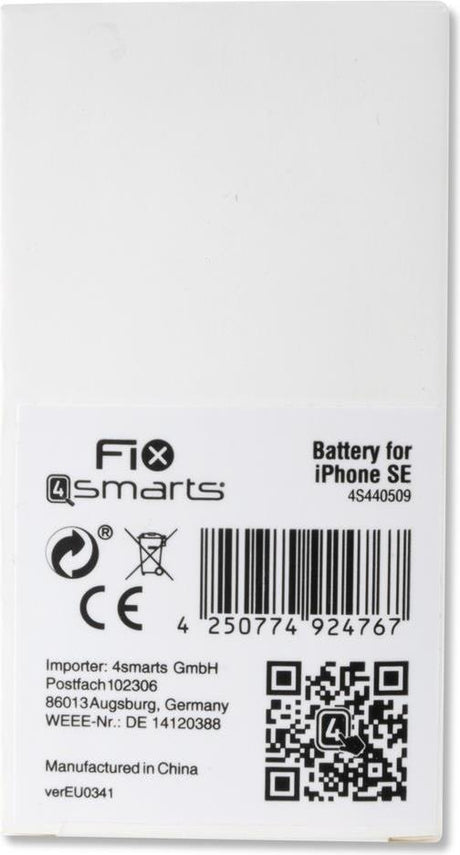 Батерия за iPhone SE, FIX4smarts Battery (2)
