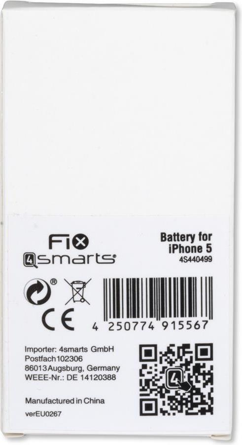 Батерия за iPhone 5, FIX4smarts Battery (2)