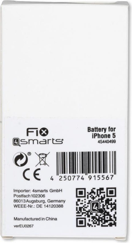 Батерия за iPhone 5, FIX4smarts Battery (2)
