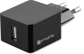 Зарядно за Телефон, 4Smarts 220v Voltplug 2.1a, Черен