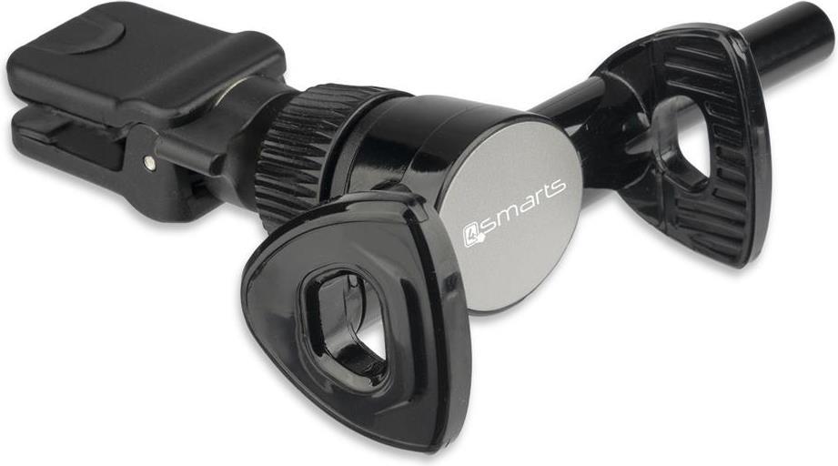 Стойка за Кола, 4Smarts Holder Snapclip 2.0, Черен (2)