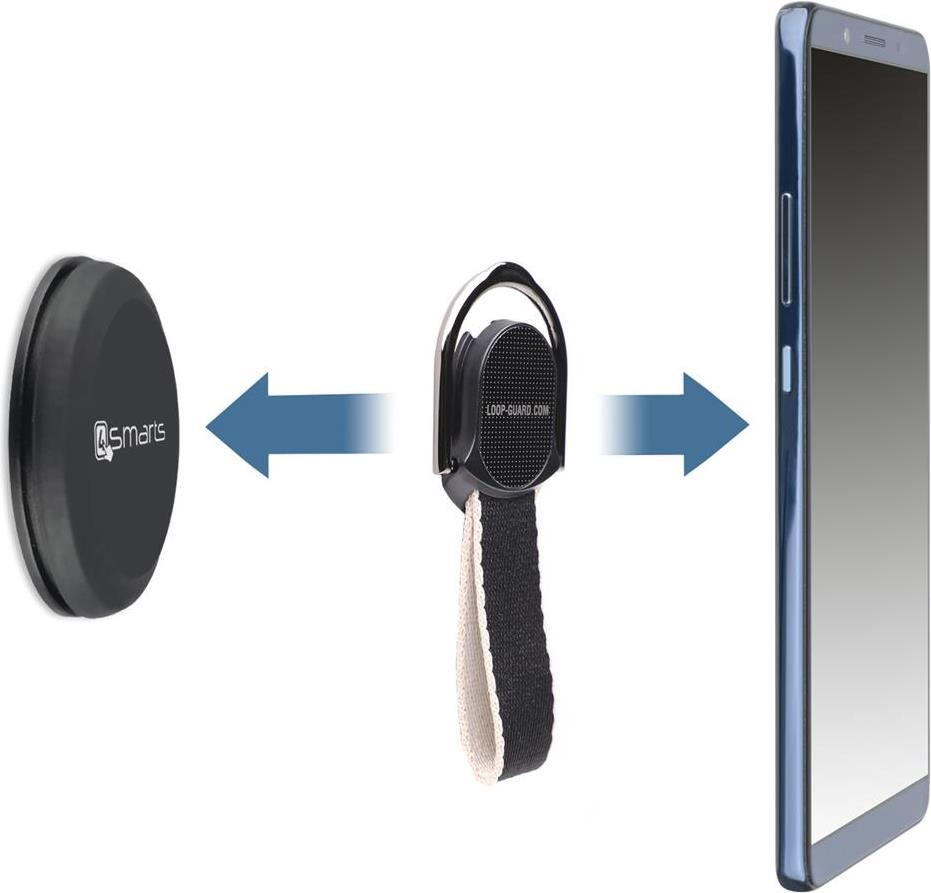 Стойка за Кола Магнитна, 4Smarts Holder Allround, Черен (6)